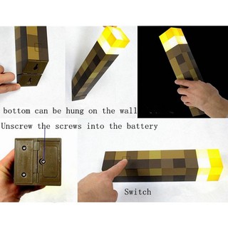 [ Chạy pin] Đuốc Minecraft chính hãng