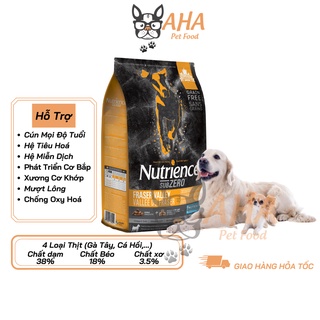 Thức ăn hạt cho chó nutrience subzero bao 5kg - thịt gà tây, cá hồi, cá tuyết, cá trích, rau củ, trái cây