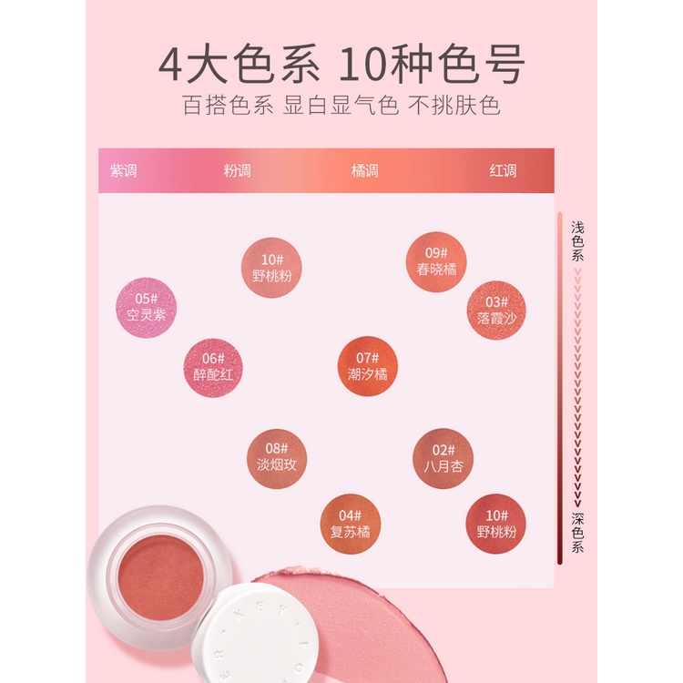 Phấn Má Hồng Forever KEY ForeverKEY Yunrou Màu Sắc Tự Nhiên Mượt Mà Dễ Sử Dụng