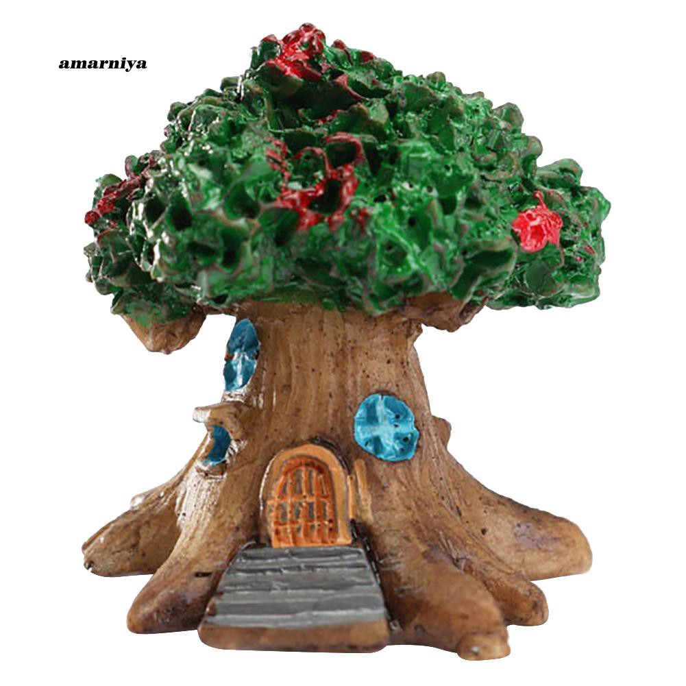 Mô hình ngôi nhà trên cây trang trí tiểu cảnh độc đáo