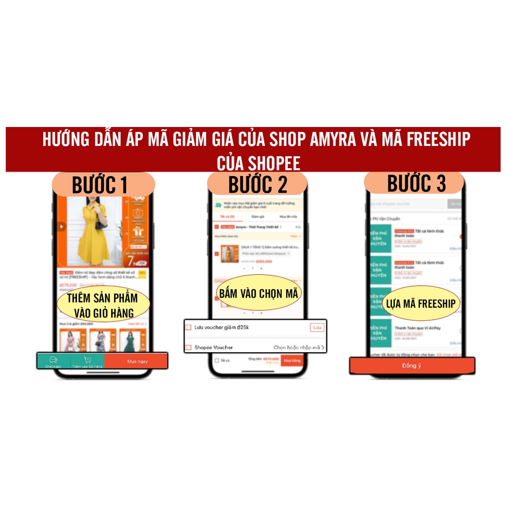 Đầm công sở trung niên AMYRA váy chữ A tay lửng eo đinh hoa xanh mint basic DA155 | BigBuy360 - bigbuy360.vn