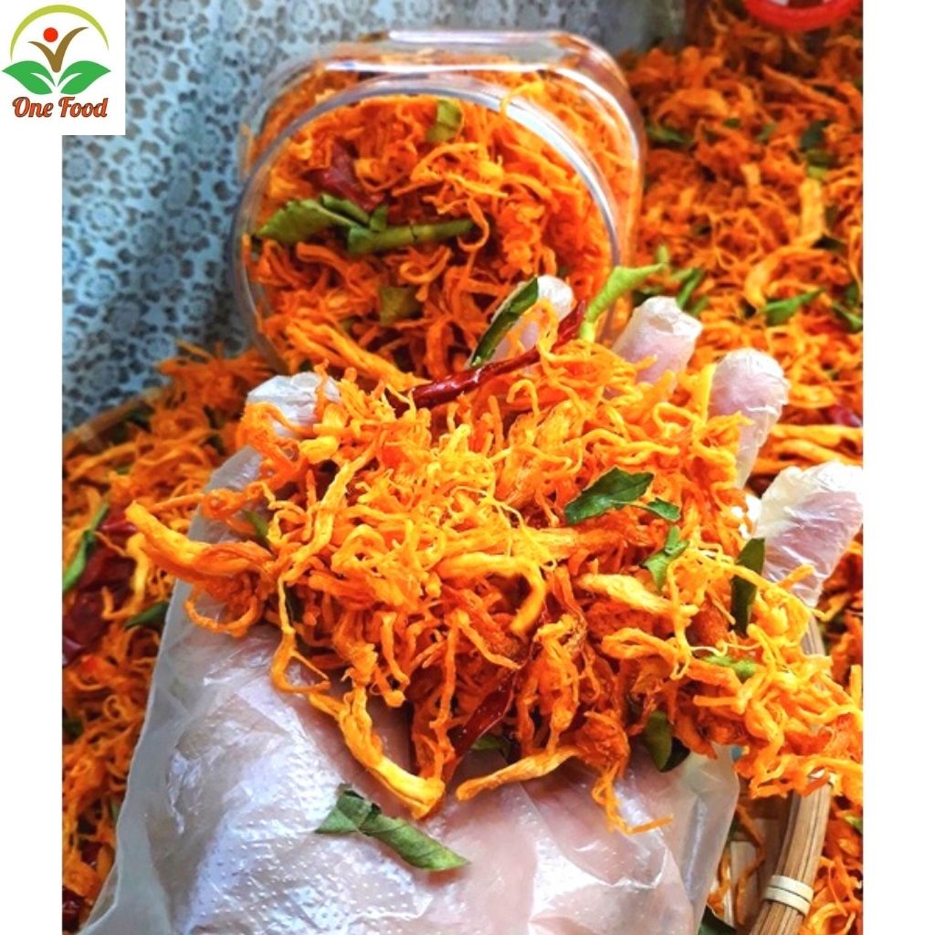 100g Khô Heo Cháy tỏi, KHÔ GÀ, khô Mực Xé Sợi Loại 1, Đồ ăn Vặt Hà Nội