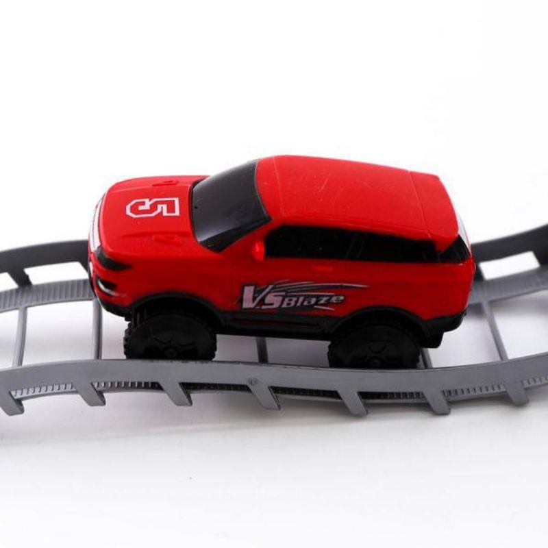 Bộ ô tô tàu hỏa đường ray 88 chi tiết . đồ chơi lắp ráp cho bé