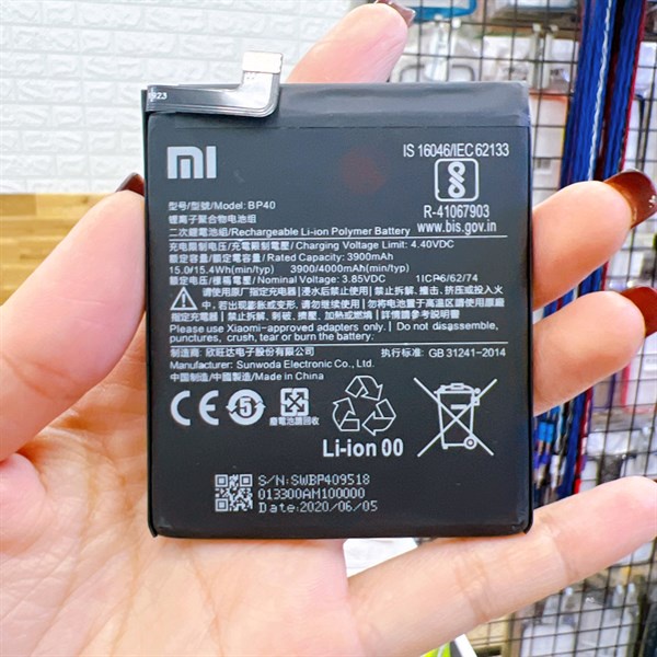 Pin BP-40 dành cho Xiaomi Redmi K20 Pro , Mi 9T Pro RAPHAELIN mã BP40