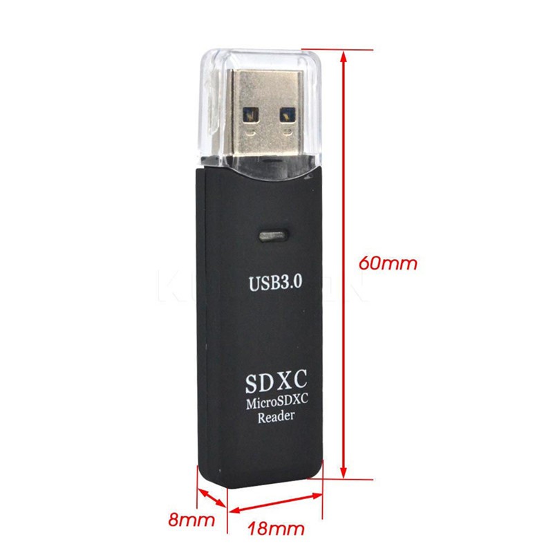 Đầu Đọc Thẻ Nhớ Sd Sdxc 2 Trong 1 Cổng Usb 3.0