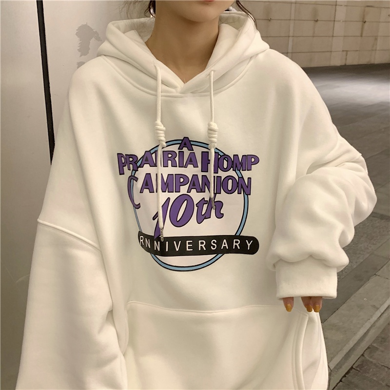 Áo Hoodie Nữ In Chữ Phong Cách Hàn Quốc Xinh Xắn [ MA 4 ] | BigBuy360 - bigbuy360.vn