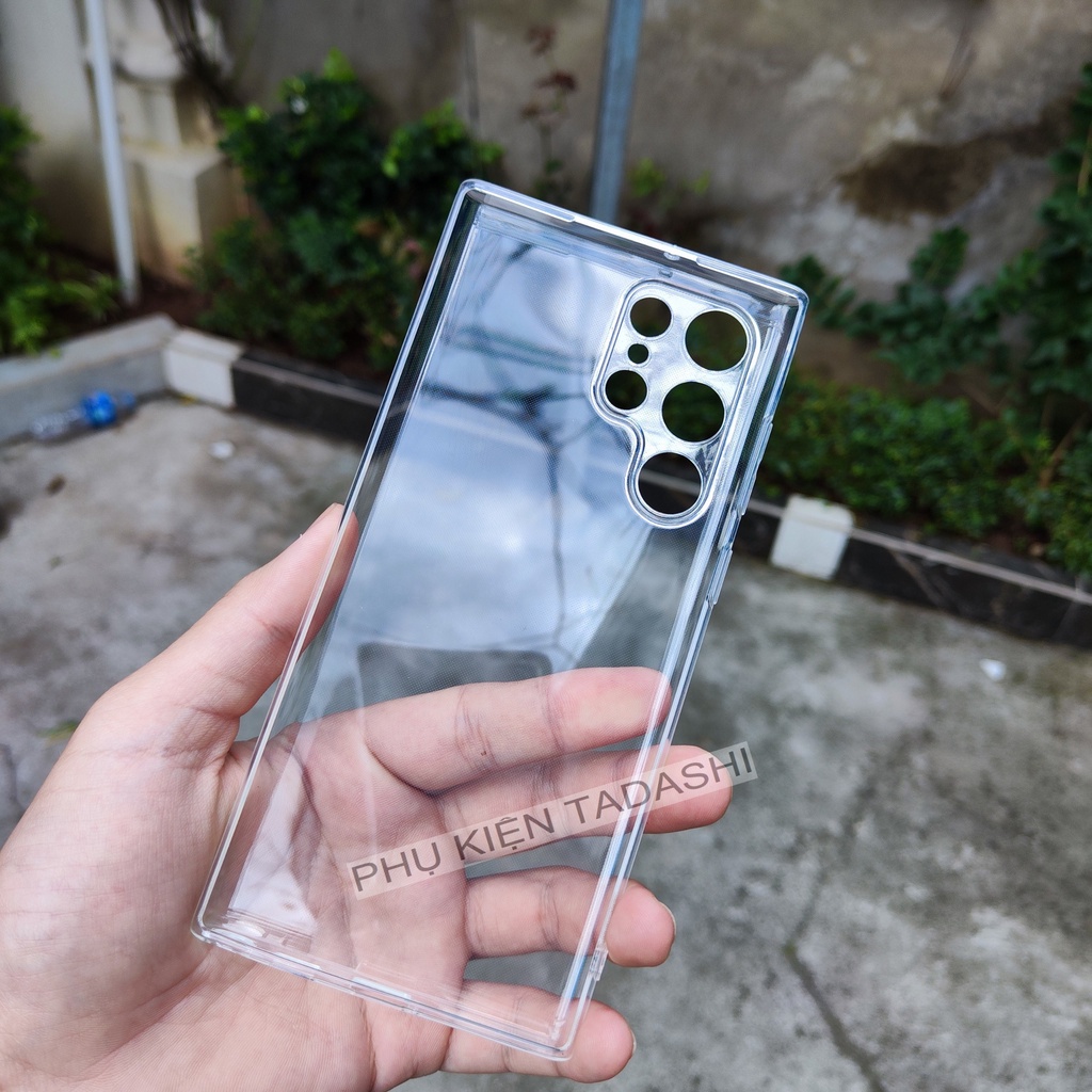 Ốp Lưng Dẻo Gor Samsung S22/ S22 Plus/ S22 Ultra, S21FE S20FE, S23 S23 Plus Trong Suốt, Có Gờ Bảo Vệ Camera - Hãng GOR