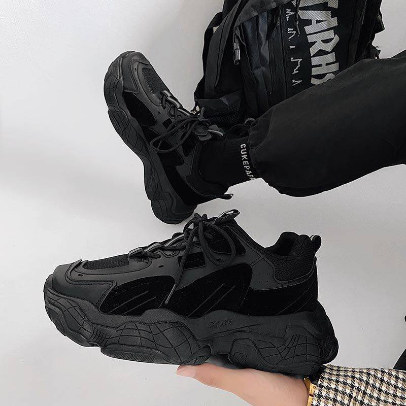 Giày Thể Thao Màu Đen Đế Dày Năng Động Thời Trang Dành Cho Nam