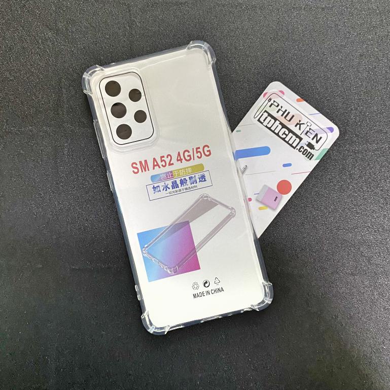 Ốp lưng Samsung A52 4G - A52 5G dẻo Trong suốt Chống sốc