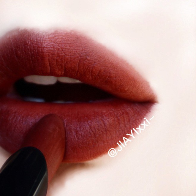 Son thỏi lì màu đỏ trầm pha nâu đất nhà B.J. velvet #12 | BigBuy360 - bigbuy360.vn