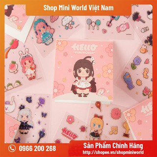 Bộ Sticker Mini World [71 Miếng Nhãn Dán]