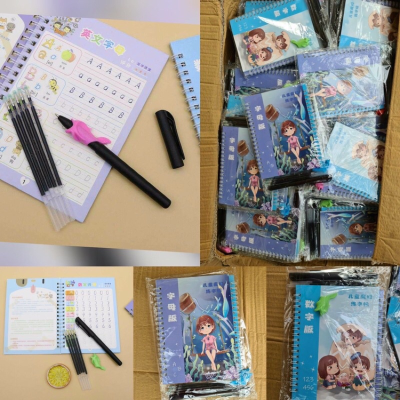 SET 2 SÁCH TẬP VIẾT TỰ XOÁ CHO BÉ