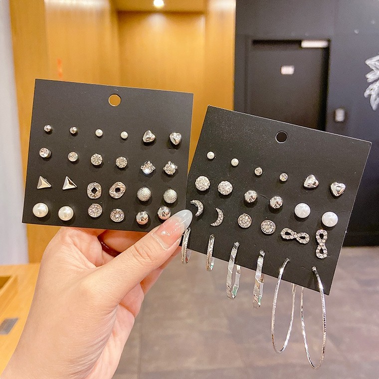 Set Bông Tai Thiết Kế Đơn Giản Thời Trang Mùa Hè Mới 2021 Cho Nữ