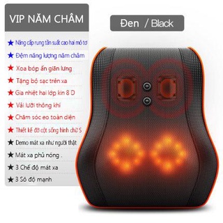 Gối mát xa đa chức năng với hệ thống sưởi ấm và mát xa cổ vai gáy eo lưng chuyên nghiệp