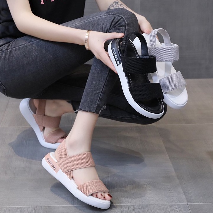 Giày sandan nữ quay chun siêu êm chân