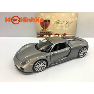 MÔ HÌNH XE PORSCHE 918 SPYDER 1:24 WELLY-FX