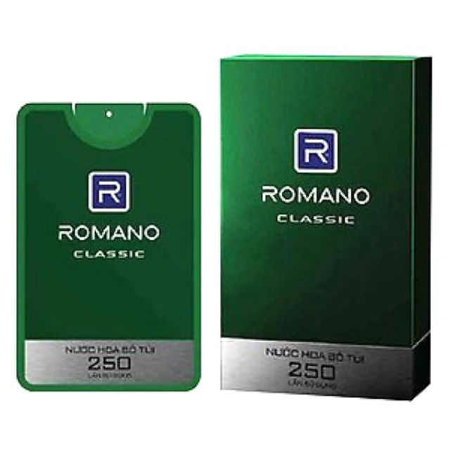 Nước hoa bỏ túi Romano Classic - Force - Attitude (18ml)