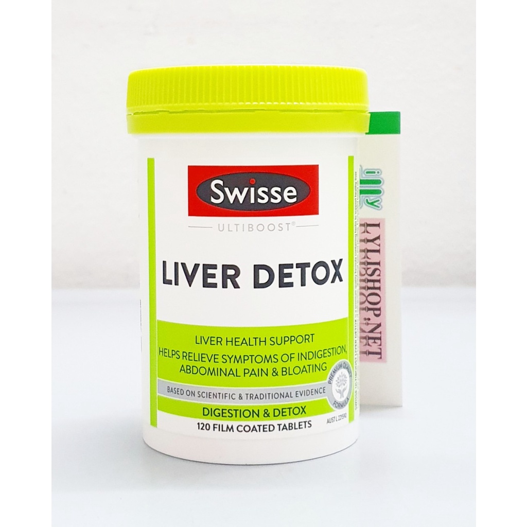 date 1/26 - [Mẫu Mới] Viên Uống Bổ Gan Và Giải Độc Gan Swisse Liver Detox hủ 120 Viên từ úc