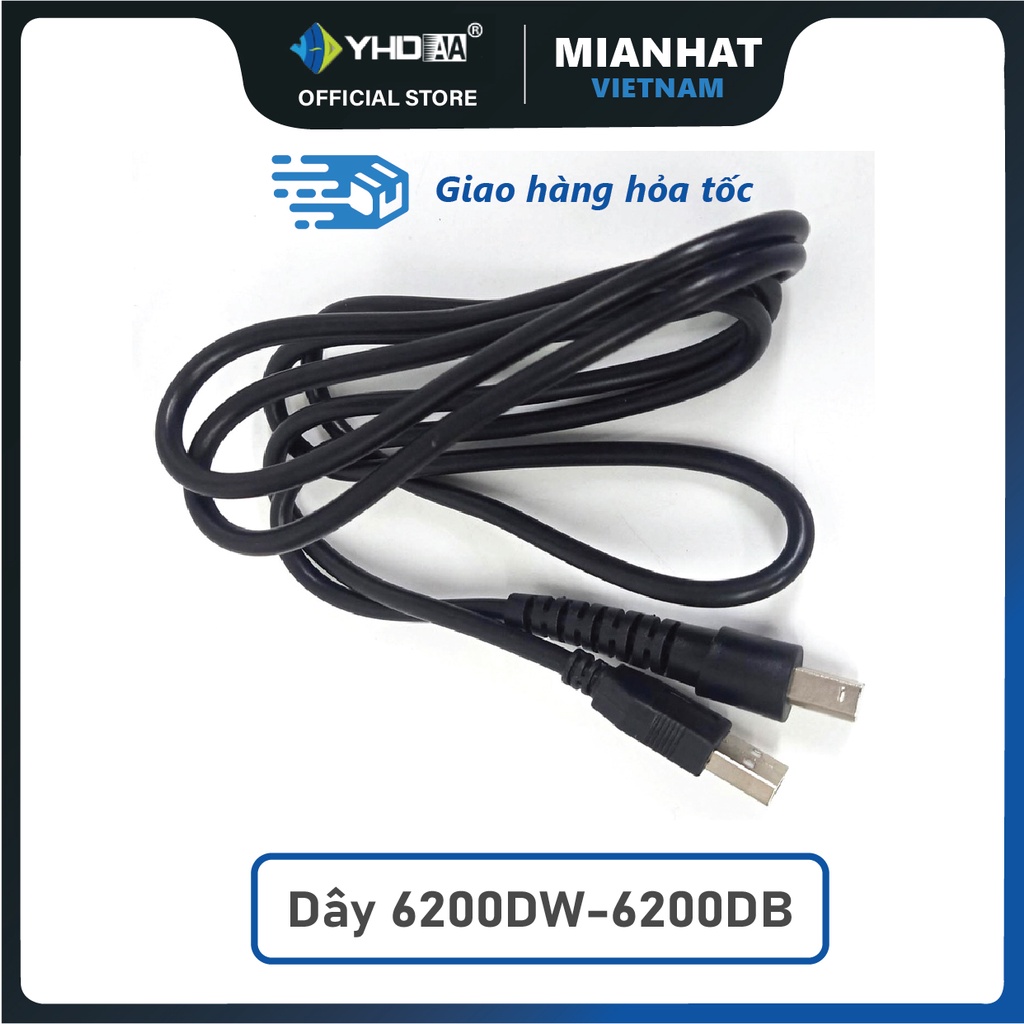 Phụ kiện máy quét mã vạch, đầu thu USB và dây Cable sạc đầu đọc mã vạch dự phòng khi mất hoặc hỏng
