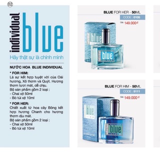 NƯỚC HOA NAM BLUE 50ML