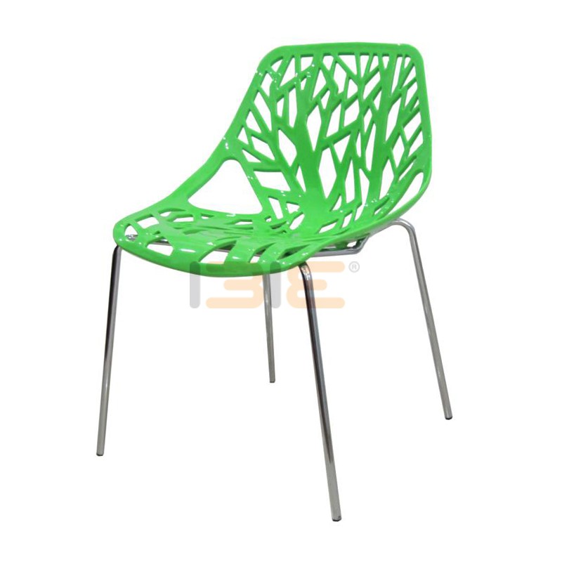 Ghế café IB451 chân thép mạ IBIE nhiều tùy chọn