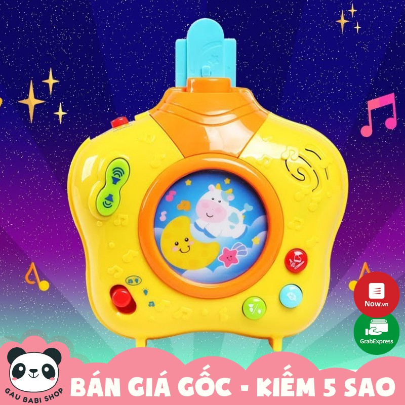 FREE SHIP !!! Đèn chiếu ru ngủ phát nhạc Winfun 0806 chính hãng