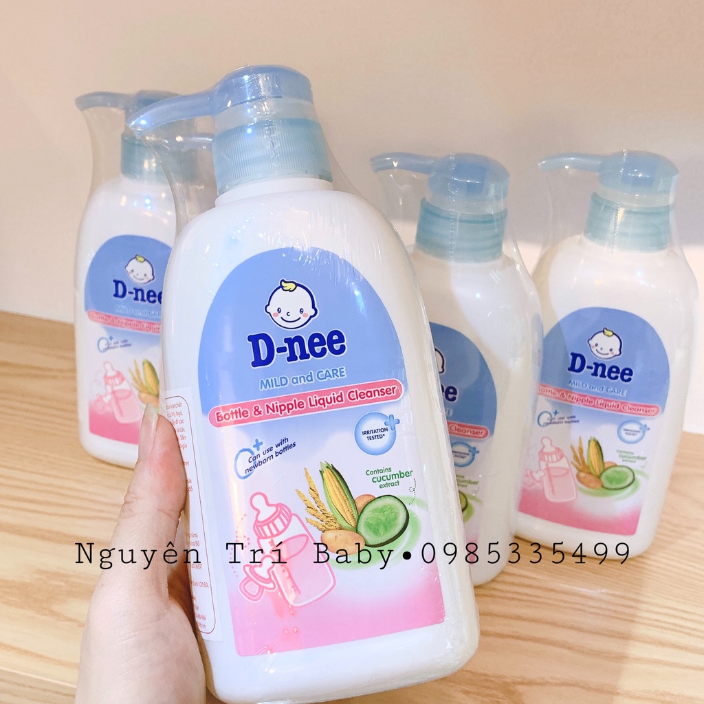 Nước rửa bình sữa D-nee hữu cơ an toàn cho bé