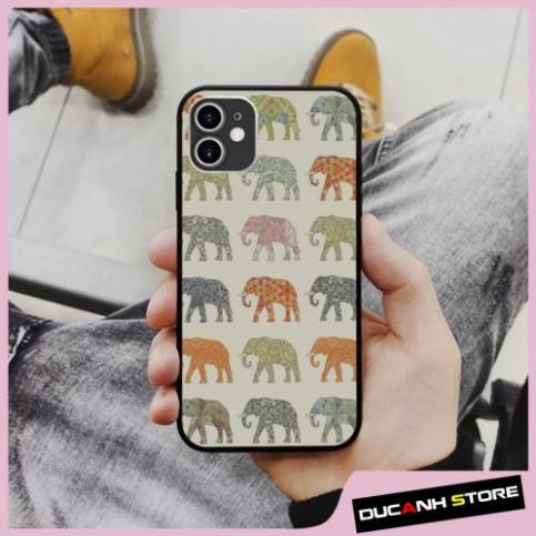 Ốp lưng iphone SAMSUNG elephants collage art kinetic art cute mềm  cho các dòng iPhone PAP20210931