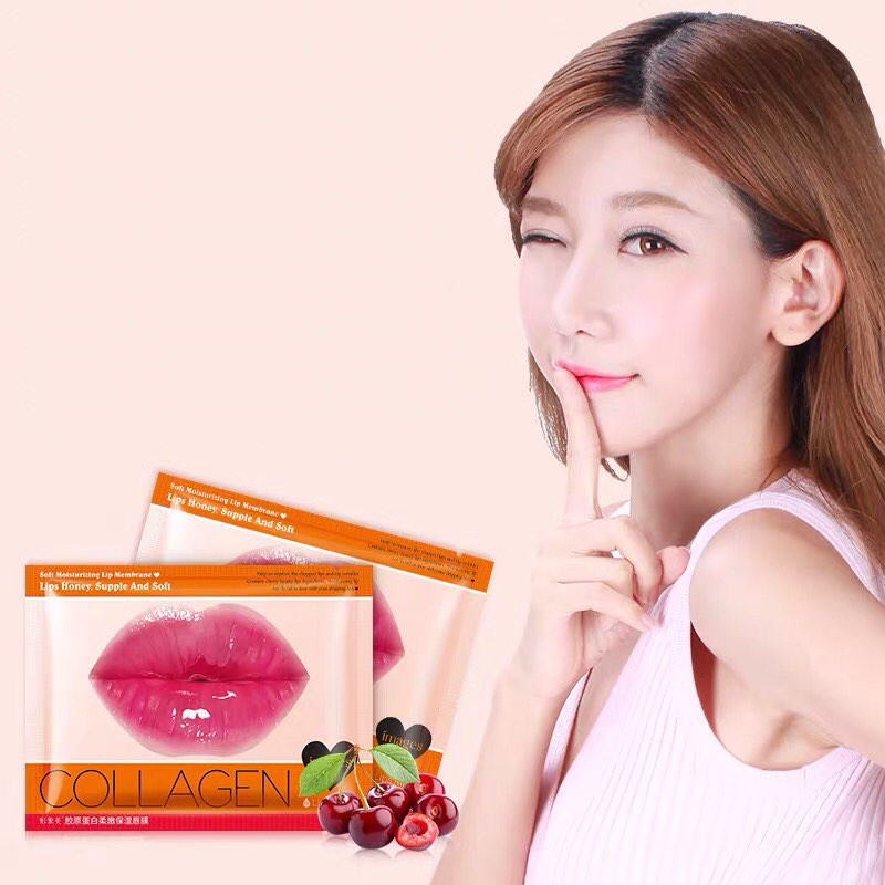 Mặt Nạ Môi Collagen Tẩy Tế Bào Chết Dưỡng Ẩm Mềm Mịn Hồng Hào