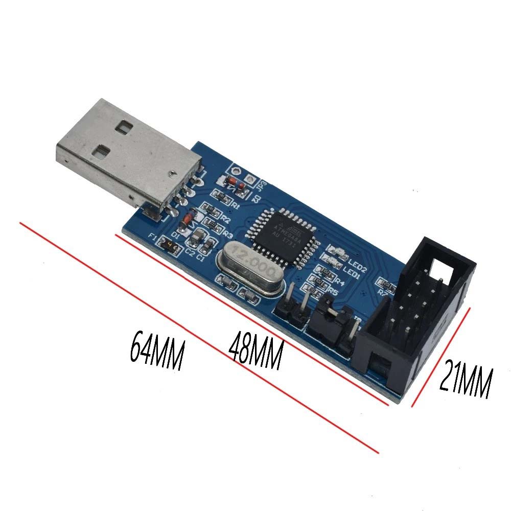 PEWANY Arduino 51 AVR Programmer Support Win7 64 AVR MCU Board USBASP JTAG Download Cable ATMEGA128 USB ASP ATMEGA8 USB ISP USBISP/Multicolor