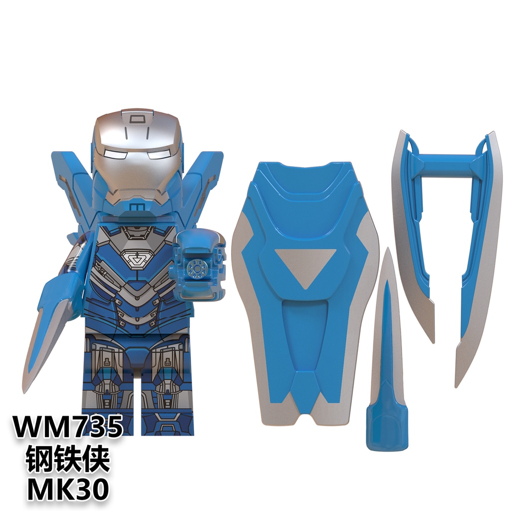 Đồ chơi Lego Iron Man lắp ghép nhiều màu lựa chọn