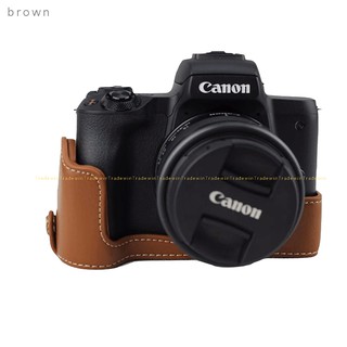 Bao da PU cho đế máy ảnh Canon Eos M50