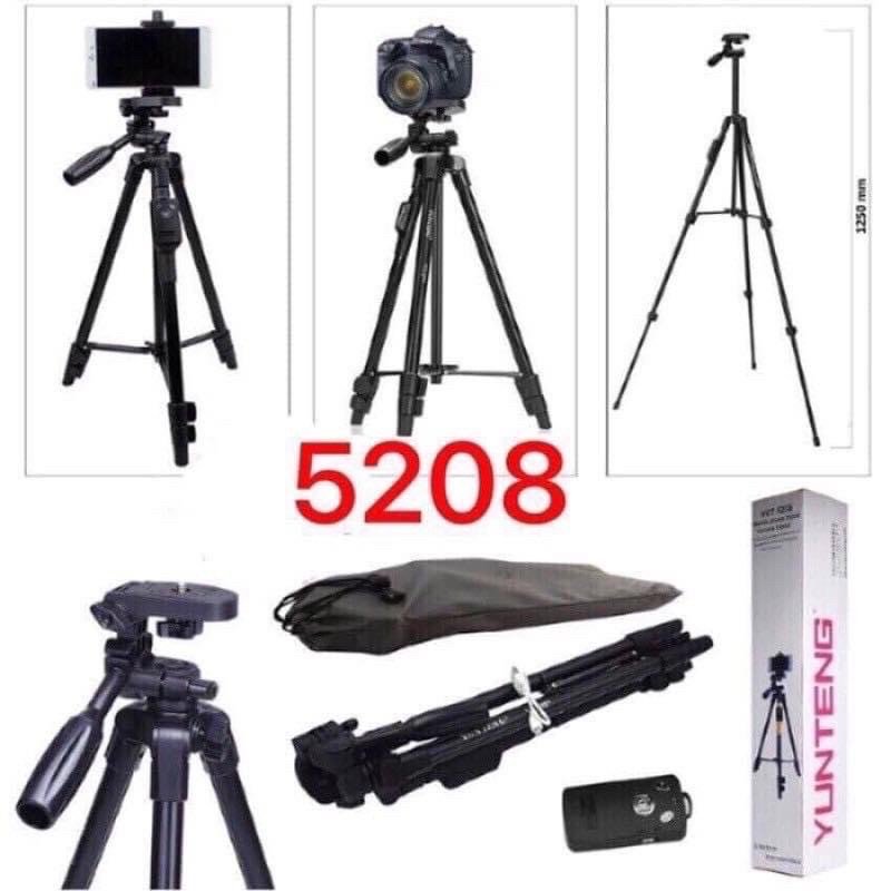 ❌Tripod 3 Chân chụp ảnh cao cấp - Yunteng VCT 5208❌