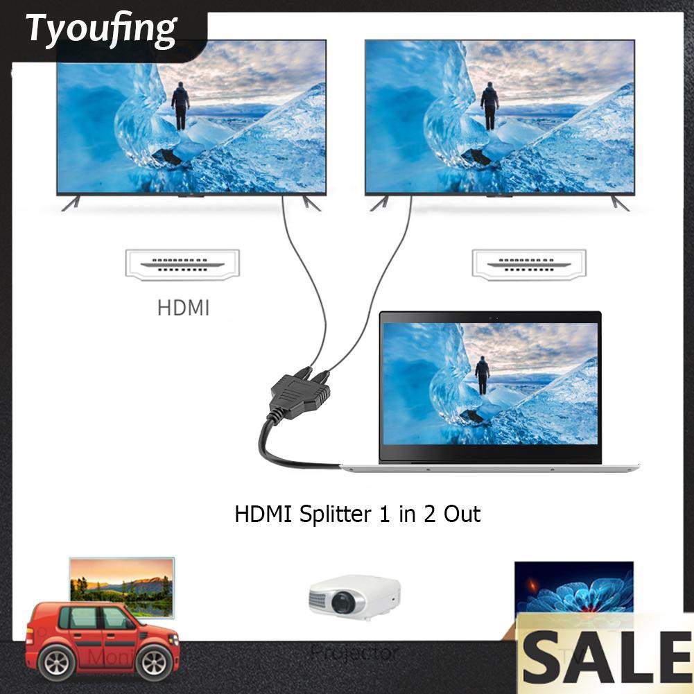 Bộ Chia Hdmi-Compatible 1080p Video Hdmi-Compatible 1x2 Split 1 In 2