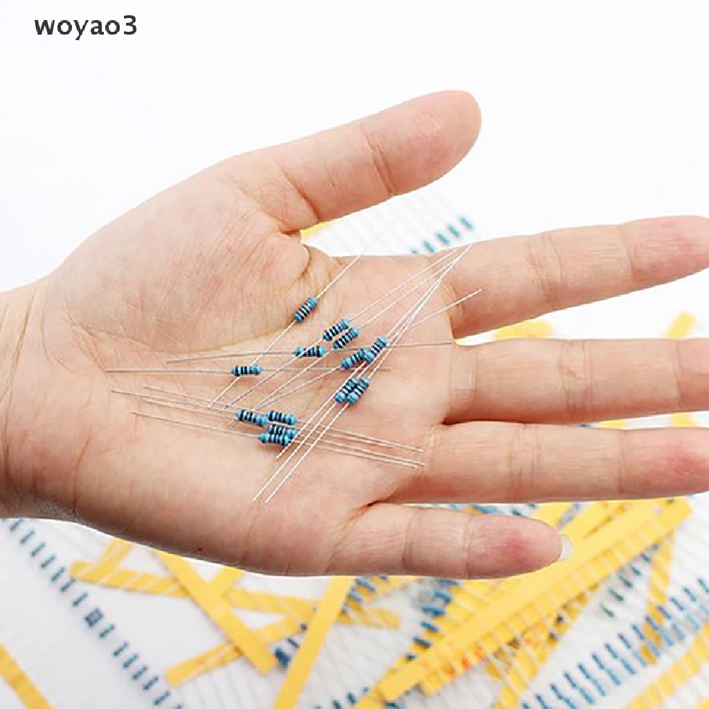 Set 600 Điện Trở Màng Kim Loại 1 / 4W 10R ~ 1M DIY