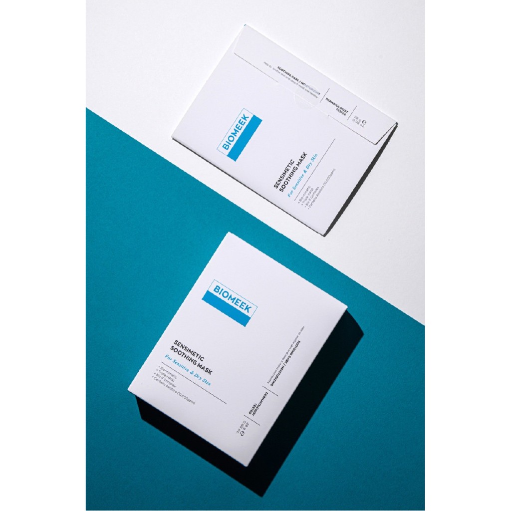 Mặt nạ làm mềm và cấp ẩm cho da Biomeek Sensimetic Soothing Mask 28g