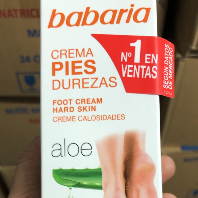 Kem trị nứt gót chân Babaria