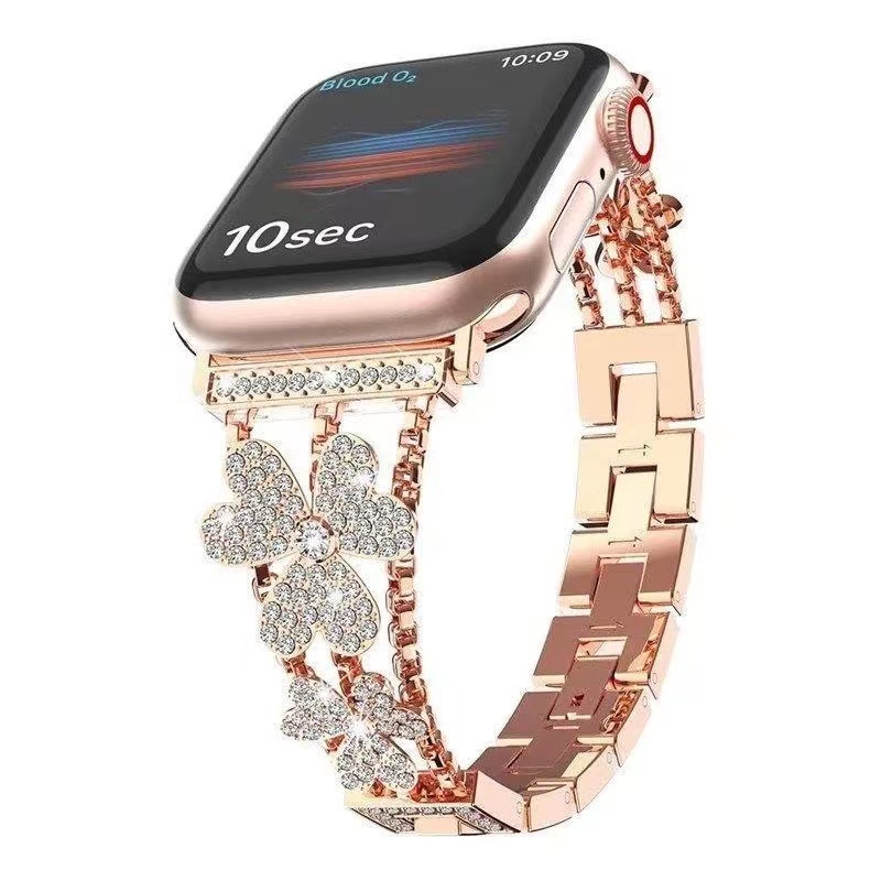 Dây Đeo Đồng Hồ Thay Thế 2022 Bằng Kim Loại Cho Apple watch 44mm 42mm 40mm 38mm iwatch 6 SE 5 4 3 2 1