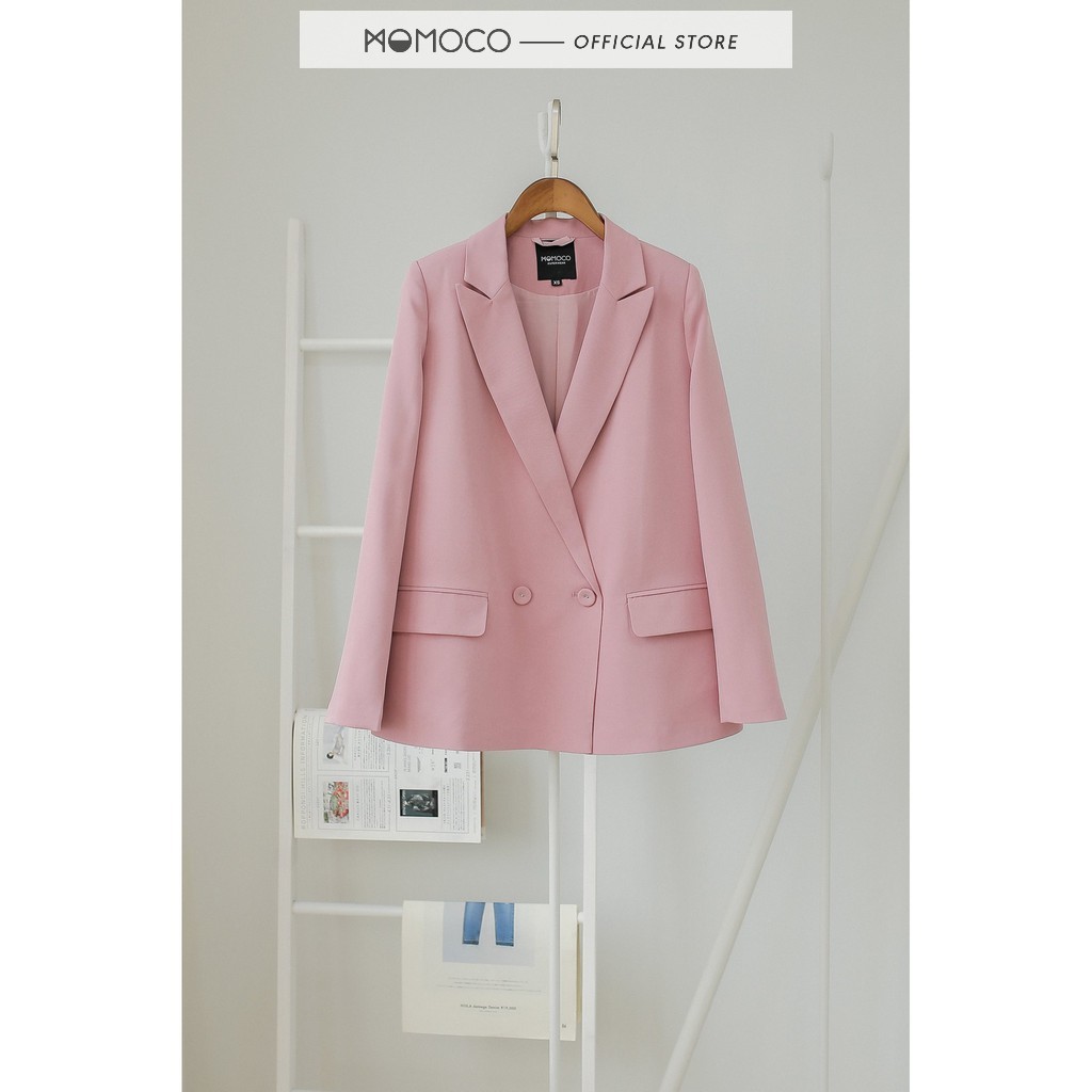 Áo Blazer Nữ Dáng Suông MOMOCO 02 Lớp Trẻ Trung Thanh Lịch M2699 | BigBuy360 - bigbuy360.vn