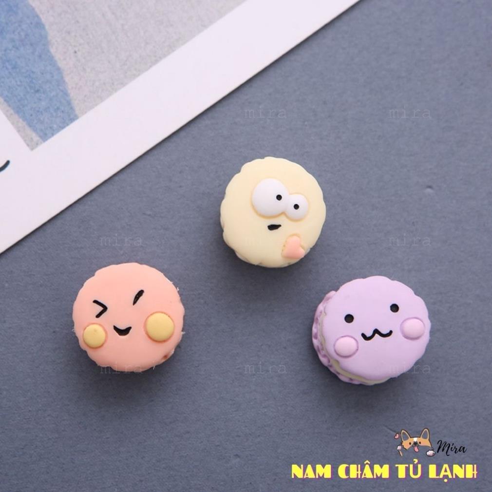 Nam Châm Tủ Lạnh 3D Bánh Macaron Mini Trang Trí Bàn Học, Bàn Làm Việc, Đính Note MIRA-3D68001