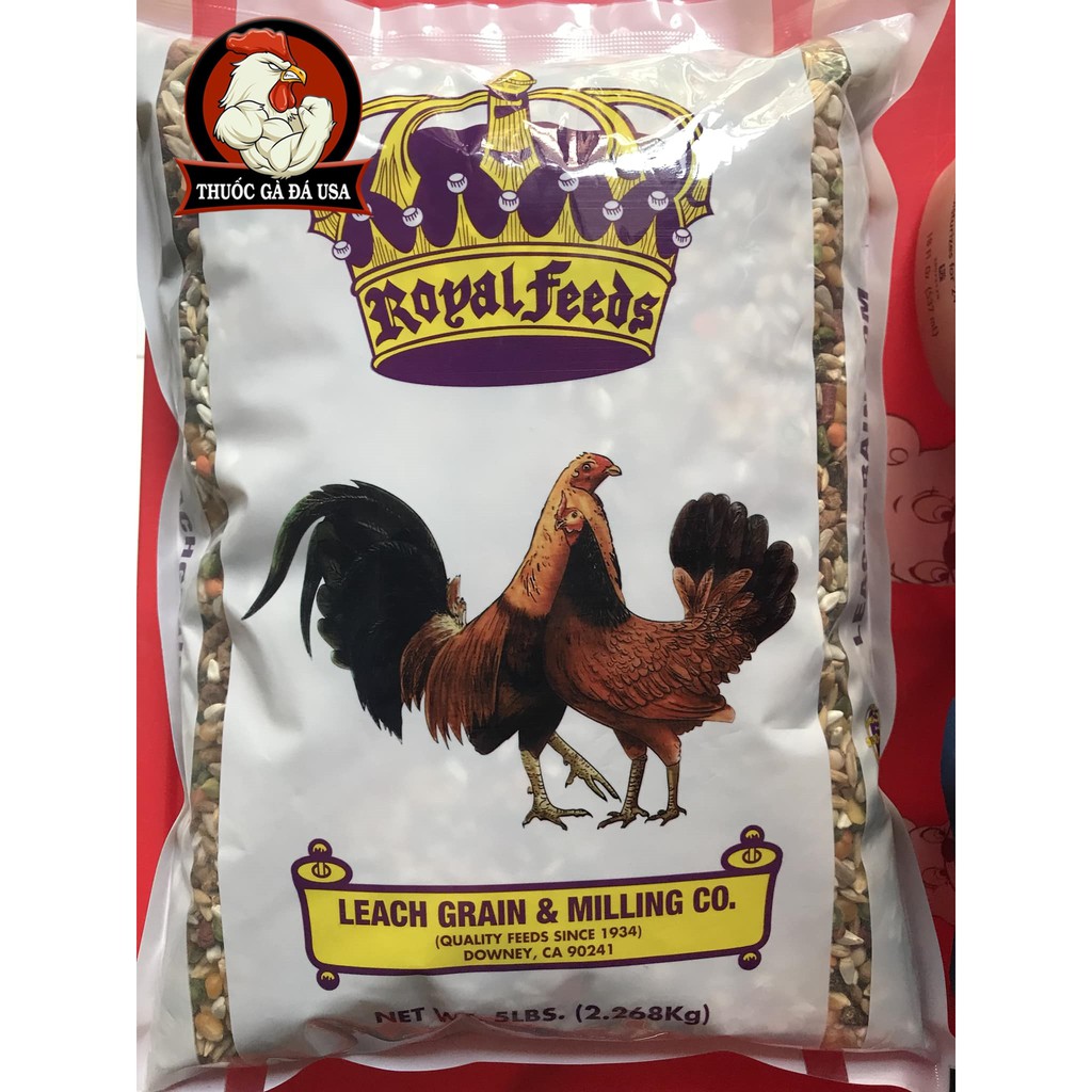 Ngũ cốc gà đá Mỹ 2 con gà túi 2kg3