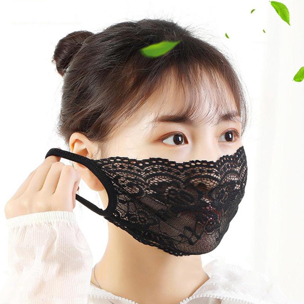 (hàng Mới Về) Khẩu Trang Ren Siêu Mỏng Thoáng Khí Chống Nắng Và Bụi | BigBuy360 - bigbuy360.vn
