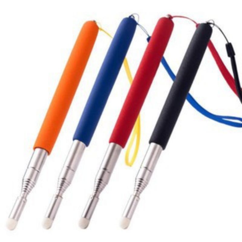 Que chỉ bảng giáo viên thân inox, đầu bọc nỉ cao su dài 1m