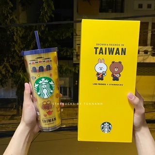 Ly Cold Cup Starbucks Line Friends In Taiwan 710ml