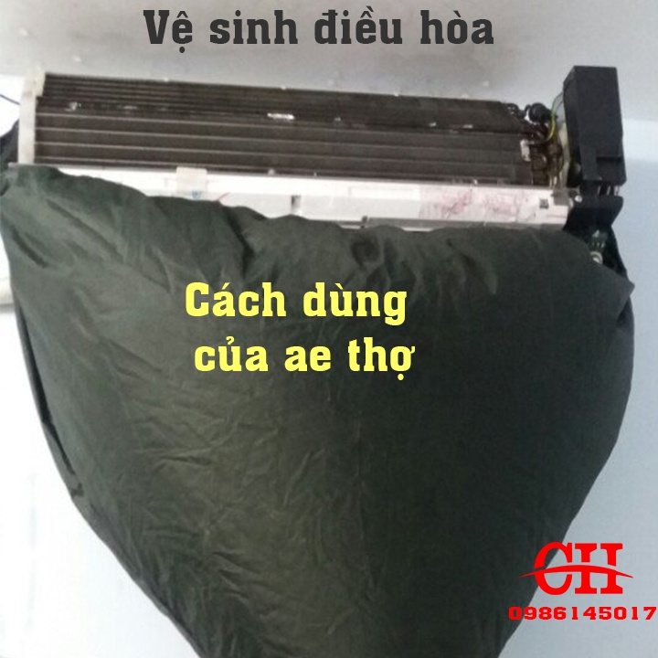 Túi vệ sinh máy lạnh túi vệ sinh điều hòa túi rửa điều hòa,túi vệ sinh máy lạnh treo tường