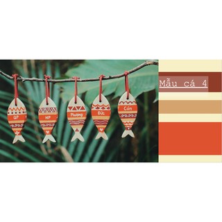 MÓC KHOÁ CÁ GỖ HANDMADE