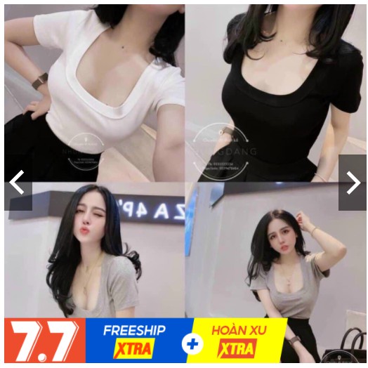 FS 0Đ_ÁO CỔ U hot hit ( Hàng e xả lỗ vốn để nhập hàng mới mong mọi người ủng hộ ạ)