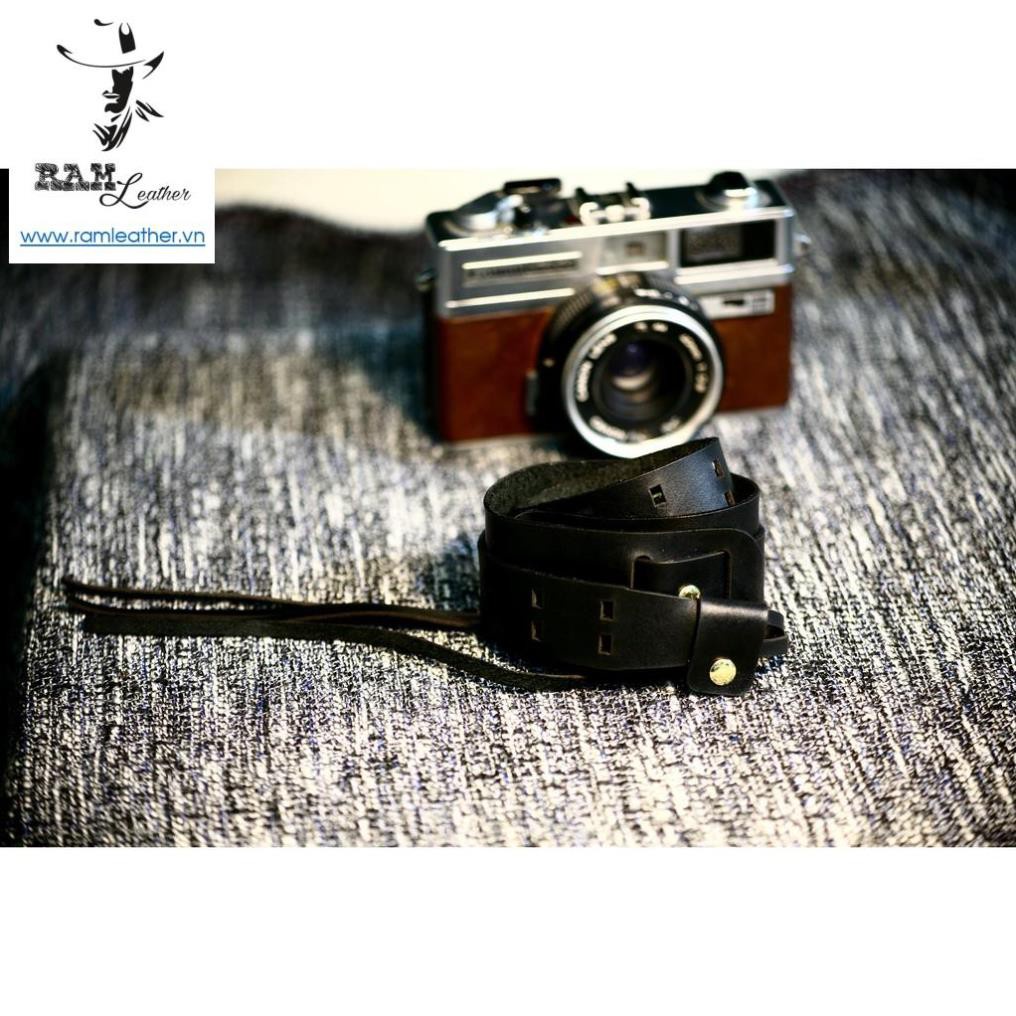 Dây Đeo Máy Ảnh Rollei Flex Da Bò +