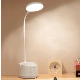 ĐÈN Bàn HỌC DP 6055, sạc tích điện ,đèn led đọc sách chống cận cho trẻ học sinh Có Giá Đỡ Điện Thoại