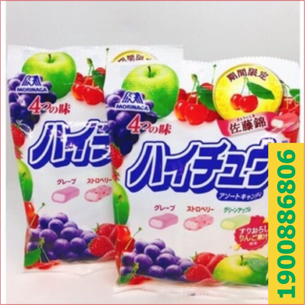 Kẹo Morinaga hoa quả 4 vị 94g - xuất xứ Nhật Bản - thơm ngon mềm dẻo - Konni39 Sơn Hòa - 1900886806